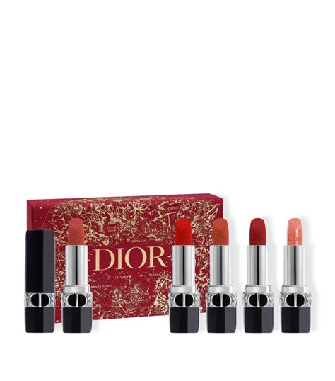 dior glitter limited edition lipstick|Dior rouge mini lipstick set.